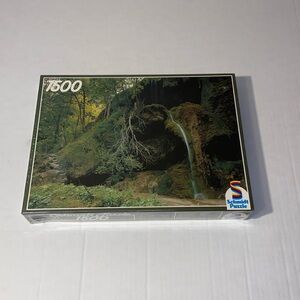 Schmidt Puzzle Forest With Waterfall Scene 1500 Pieces